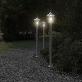Vidaxl Buedemlamp fir ausserhalb 120 cm Edelsteier Sëlwerfaarf faarweg
