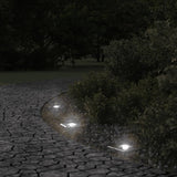Vidaxl Outside -Ground Lighting Square 10,5x10,5 cm Aluminium Black