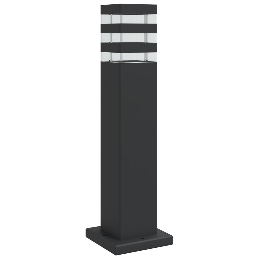 VidaXL floor lamps for outside 50 cm aluminum black