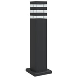VidaXL floor lamps for outside 50 cm aluminum black