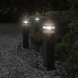 VidaXL floor lamps for outside 50 cm aluminum black