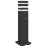 Vidaxl Floor lamps for outside with sensor 50 cm aluminum black