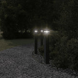 Vidaxl floor lamp for outside with sensor 80 cm aluminum black