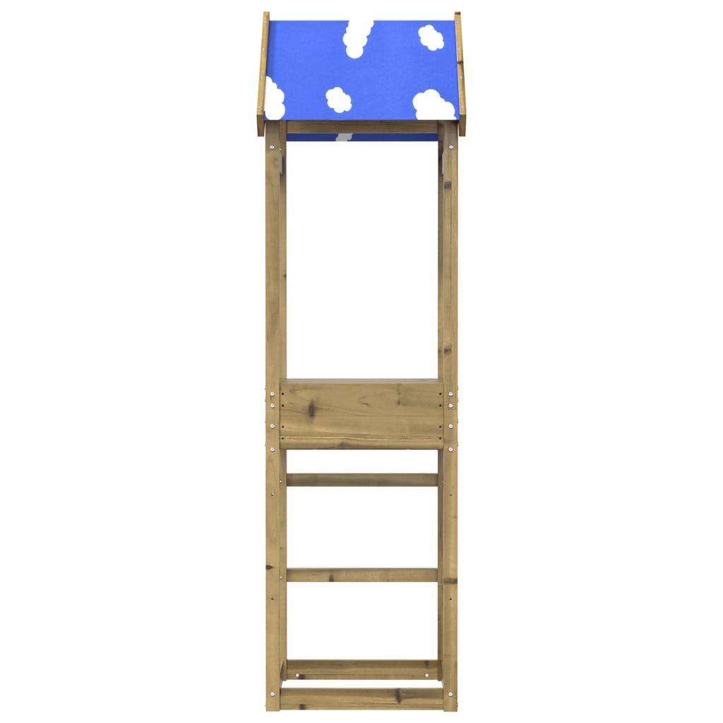Vidaxl Play Tower 52.5x46.5x195 cm Pine impregnato