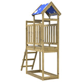 Vidaxl Play Tower Ladder 110.5x52.5x215 cm Pine impregnato