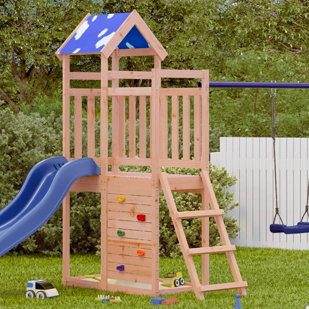 Vidaxl Play Tower con parete rocciosa 110.5x52.5x215 cm Douglas Vurenhout