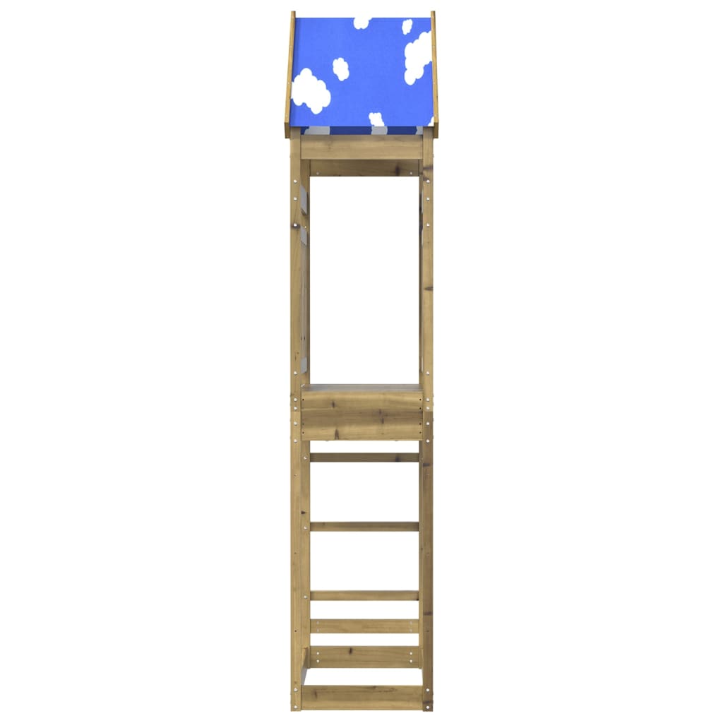 Vidaxl Play Tower 85x52.5x265 cm Pine impregnato