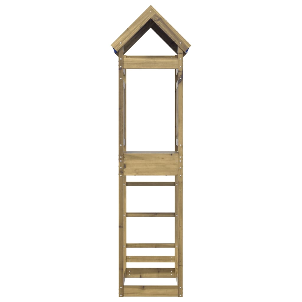 Vidaxl Play Tower 85x52.5x239 cm Pine impregnato