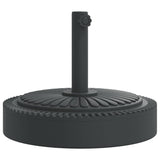 Vidaxl Parasol base for sticks of Ø38 48 mm 25 kg round
