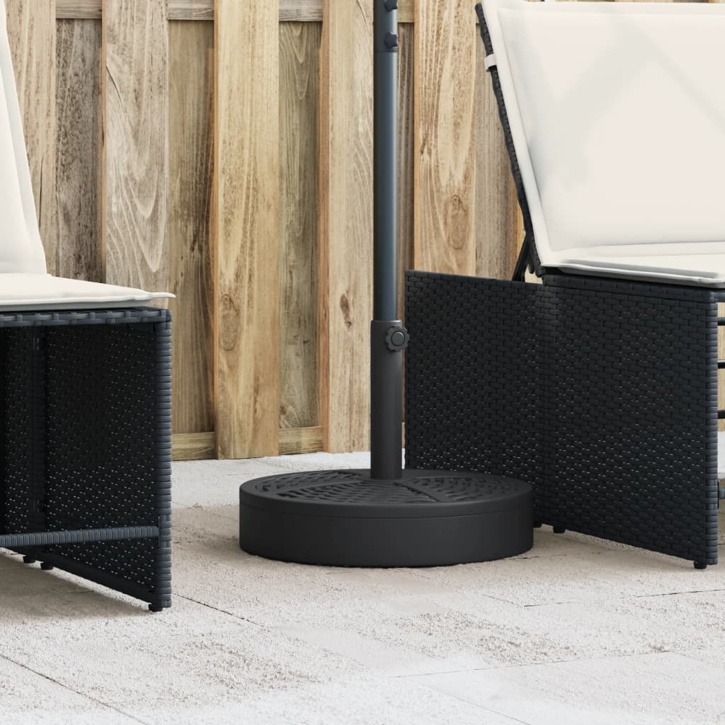 Vidaxl Parasol base for sticks of Ø38 48 mm 25 kg round