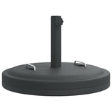 Vidaxl parasolbase med håndtag til pind af Ø38 48 mm 25 kg runde