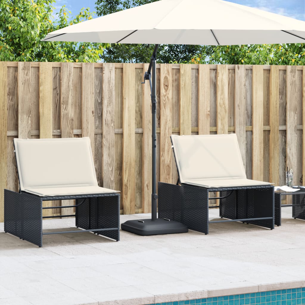 Vidaxl Parasol base with handles for stick Ø38 48 mm 27 kg square