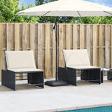 Vidaxl Parasol base with handles for stick Ø38 48 mm 27 kg square