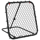 Vidaxl Football Rebounner Réglable 84x73x60-80 cm en acier noir
