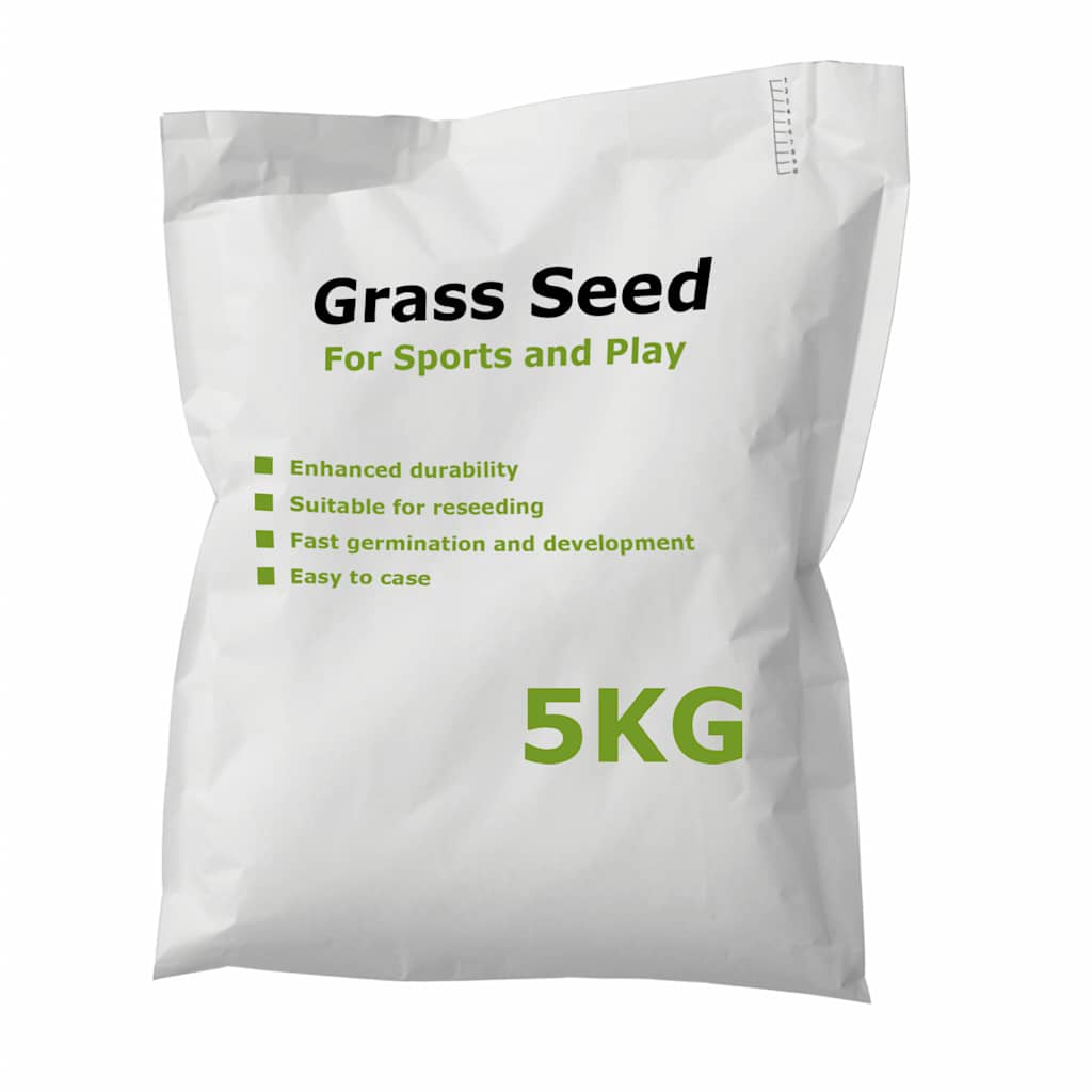 Vidaxl græsfrø til sport og spil 5 kg