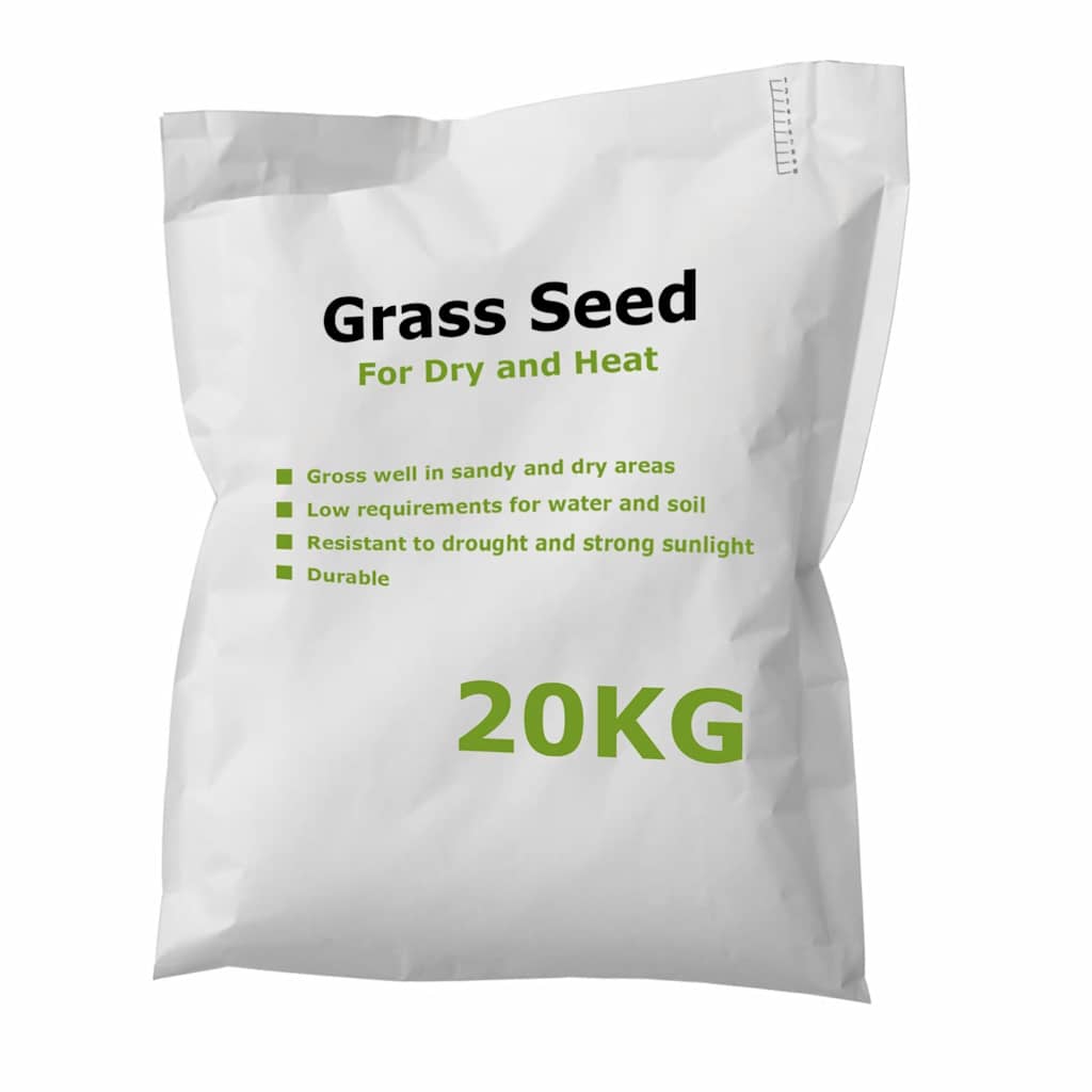 VidaXL grass seed for drought and heat 20 kg