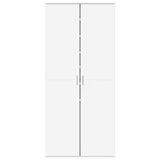 VidaXL Shoe cabinet 80x39x178 cm Processed Wood White