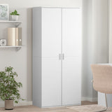 VidaXL Shoe cabinet 80x39x178 cm Processed Wood White