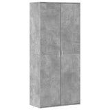 VidaXL shoe cabinet 80x39x178 cm chipboard Betongrijs