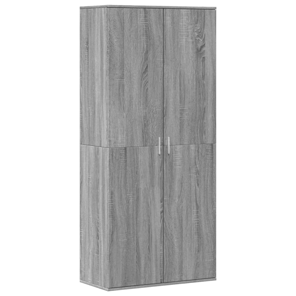 VidaXL shoe cabinet 80x39x178 cm Cut wood gray Sonoma oak color
