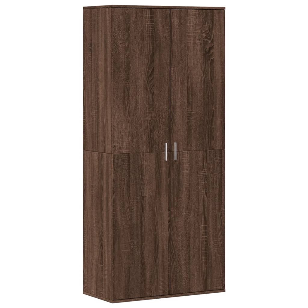 VidaXL shoe cabinet 80x39x178 cm Cut wood brown oak color
