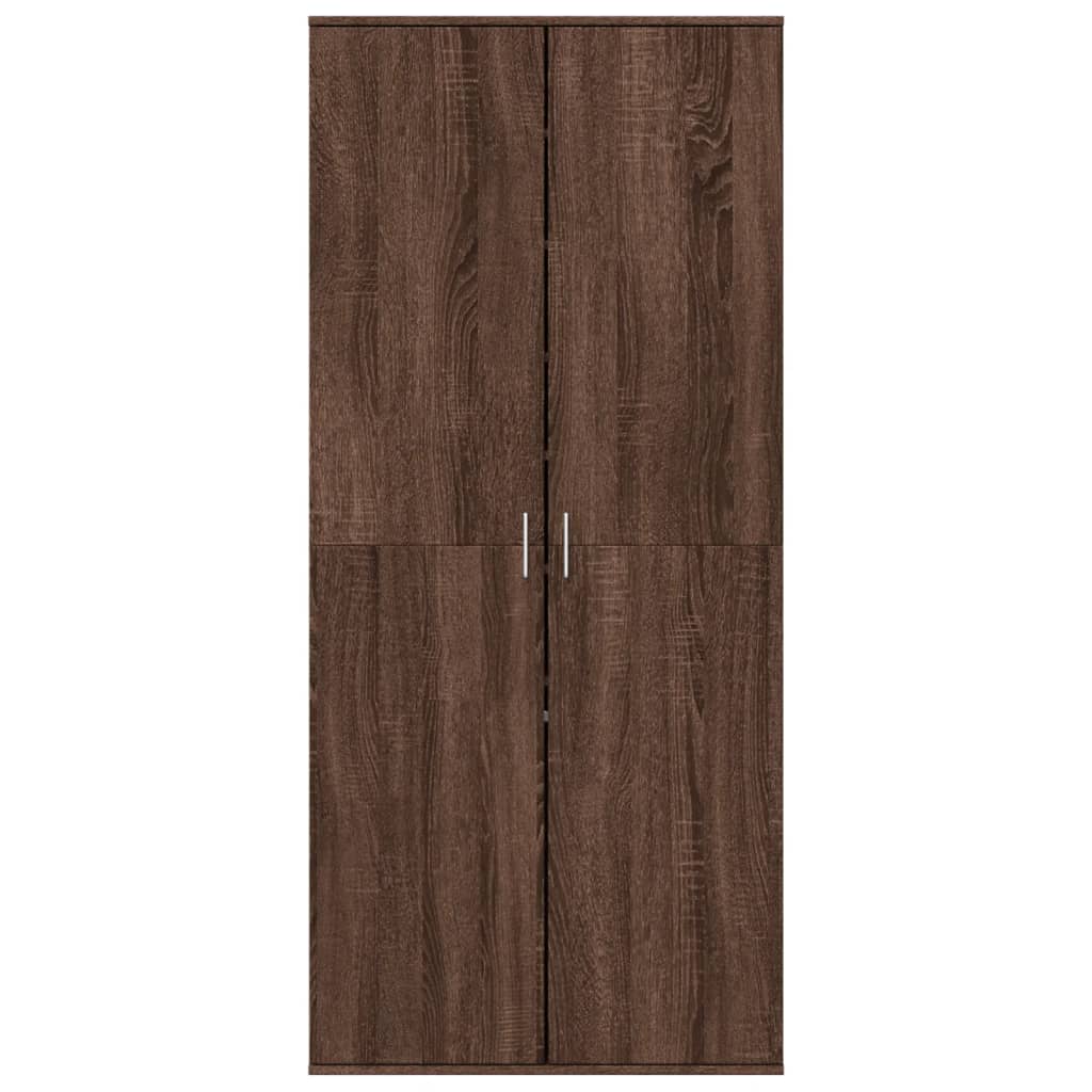 VidaXL shoe cabinet 80x39x178 cm Cut wood brown oak color