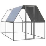 Vidaxl Chicken Coop 2x4x2 M galvaniserat stål