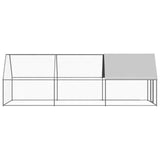Vidaxl Chicken Coop 2x6x2 M galvaniserat stål