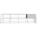 Vidaxl Chicken Coop 3x8x2 m galvanizovaná ocel
