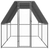 Vidaxl kurczak Coop 2x4x2 M ocynkowana stal