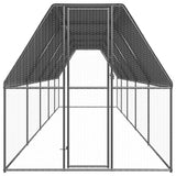 Vidaxl Chicken Coop 2x10x2 M galvaniserat stål
