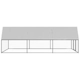 Vidaxl Chicken Coop 3x6x2 M galvaniserat stål