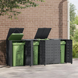 Vidaxl container storage 4 containers 276x79x117 cm steel anthracite