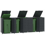 Vidaxl container storage 5 containers 345x79x117 cm steel anthracite