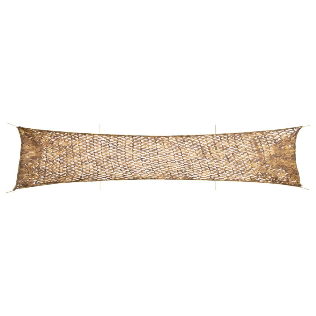 Vidaxl camouflagenet avec sac de rangement 706x140 cm sable -colored