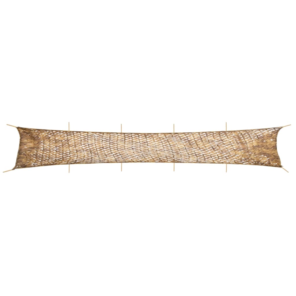 VidaXL Camouflagenet with storage bag 1038x137 cm sand -colored