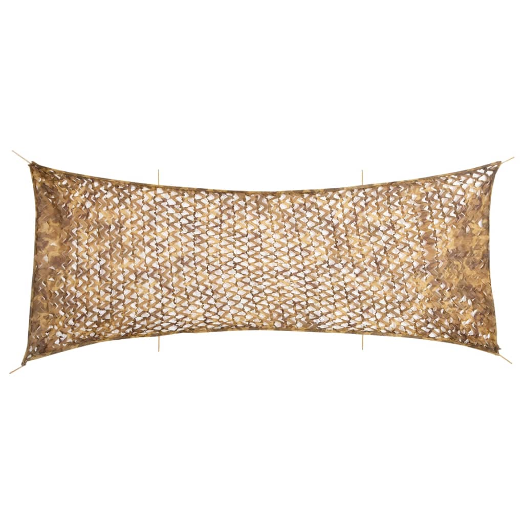 Vidaxl camouflegetnet mat Späichere Bag 721x294 cm Sand -colored
