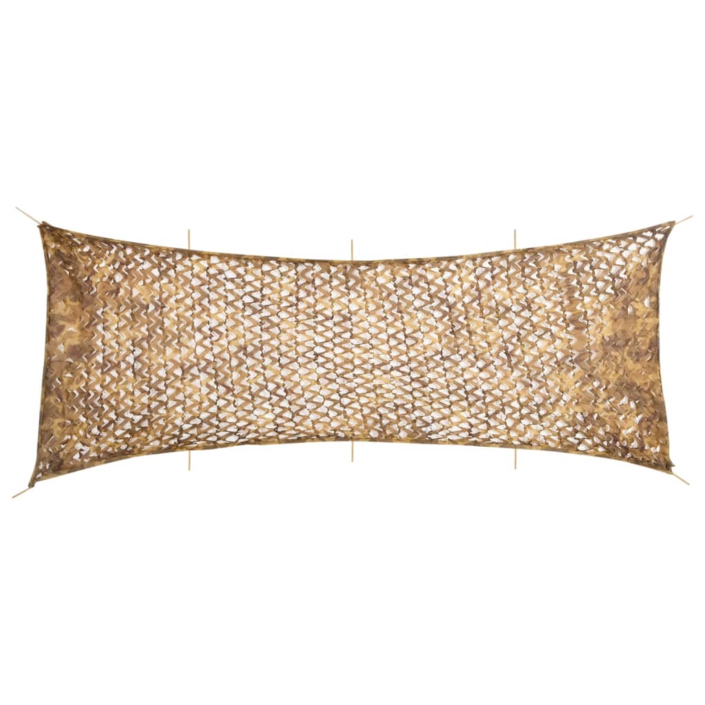 Vidaxl camouflegetnet mat Späichere-Täsch 833x297 cm Sand -colored