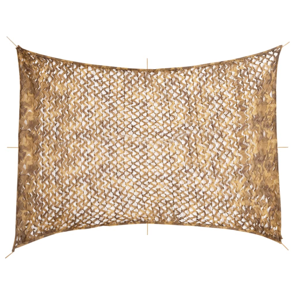 Vidaxl camouflegetnet mat Späichere Täsch 516x400 cm Sand -colored