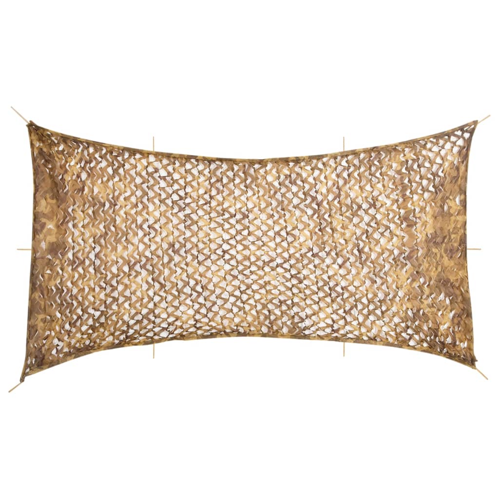 Vidaxl camouflegetnet mat Späichere Bag 708x423 cm Sand -colored