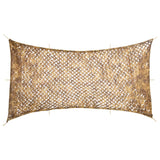 Vidaxl camouflegetnet mat Späichere Bag 708x423 cm Sand -colored