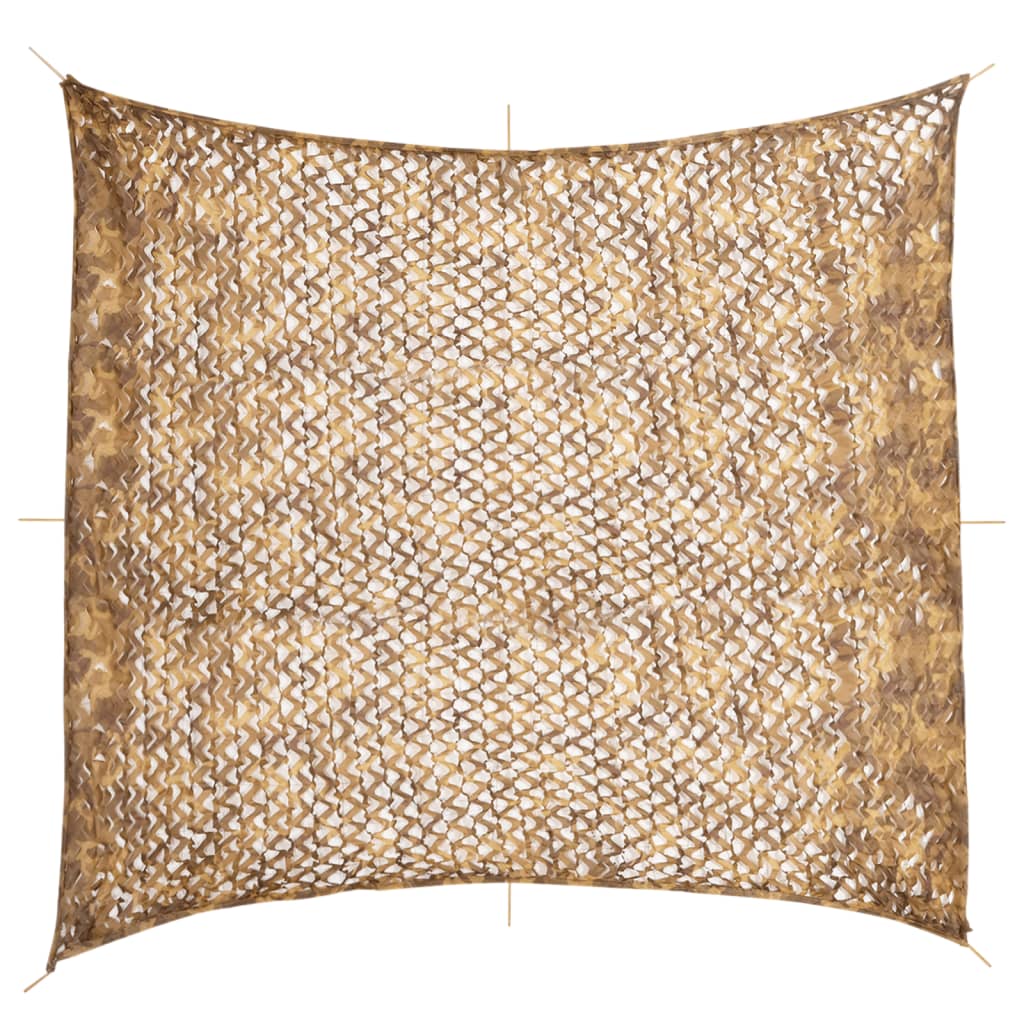 Vidaxl camouflegetnet mat Späichere Bag 5 51x493 cm Sand -colored