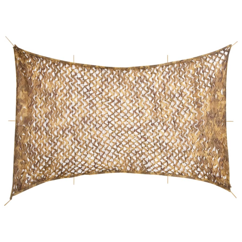 Vidaxl camouflegetnet mat Späichere Bags 724x515 cm Sand -colored