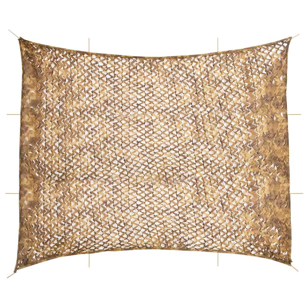 Vidaxl camouflegetnet mat Späichere Bags 729x602 cm Sand -colored