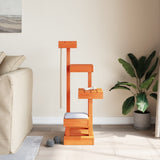 Bidaxl kattmöbler 45.5x49x103 cm solid tall tvättbrunt