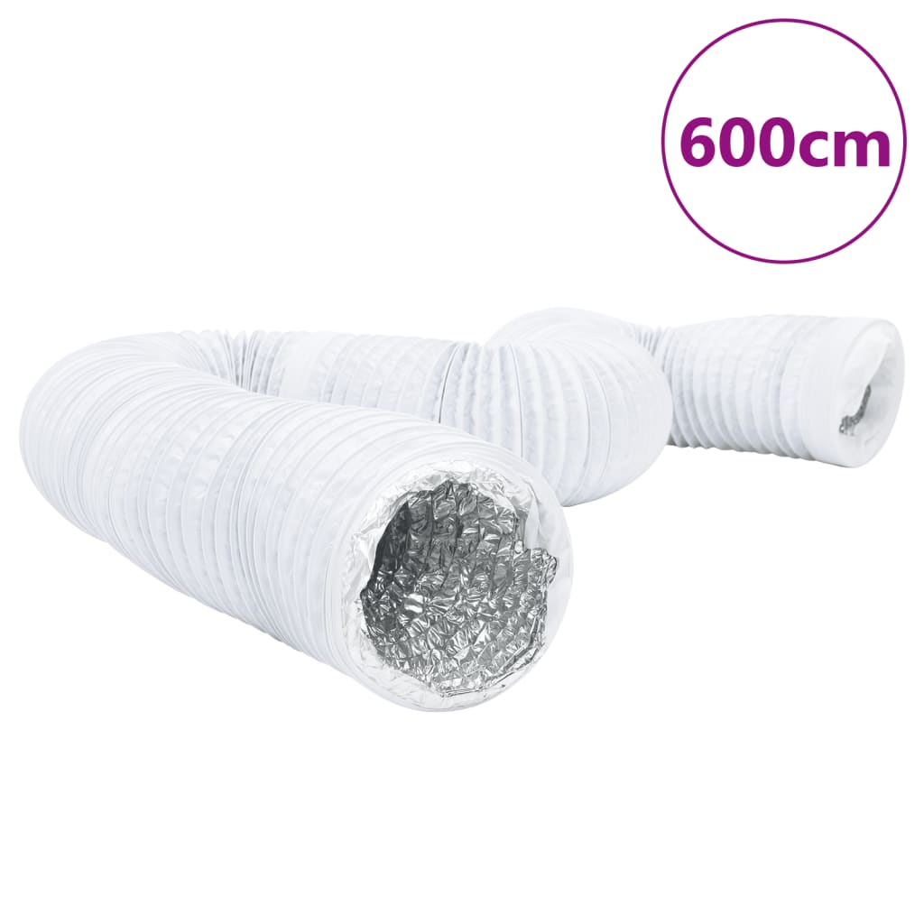 Vidaxl Ventilation hose Ø210 cm 6 m aluminum and PVC