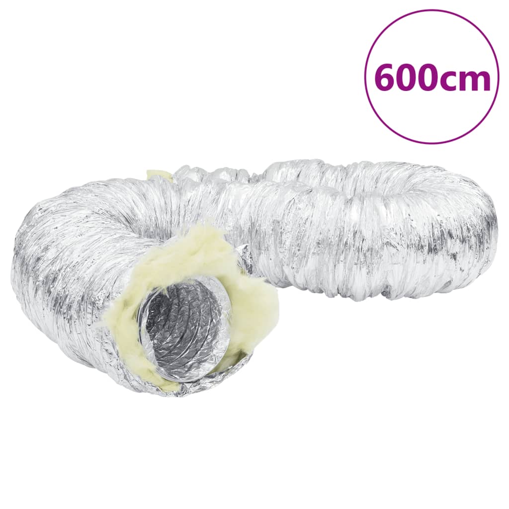 Vidaxl Ventilation hose insulated Ø10 cm 6 m aluminum