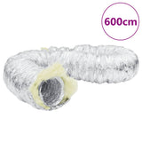 Vidaxl Ventilation hose insulated Ø10 cm 6 m aluminum