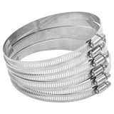 Vidaxl hose clamps 6 pieces 91-110 mm Stainless steel 304