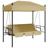 Vidaxl Swing Bench s markýzkovým ocelovým pískem -